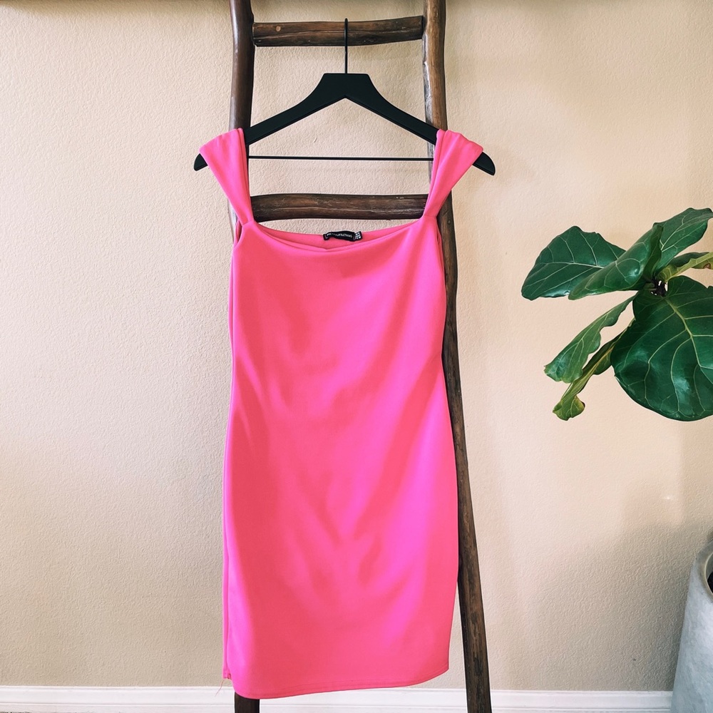 Hot Pink Mini Dress